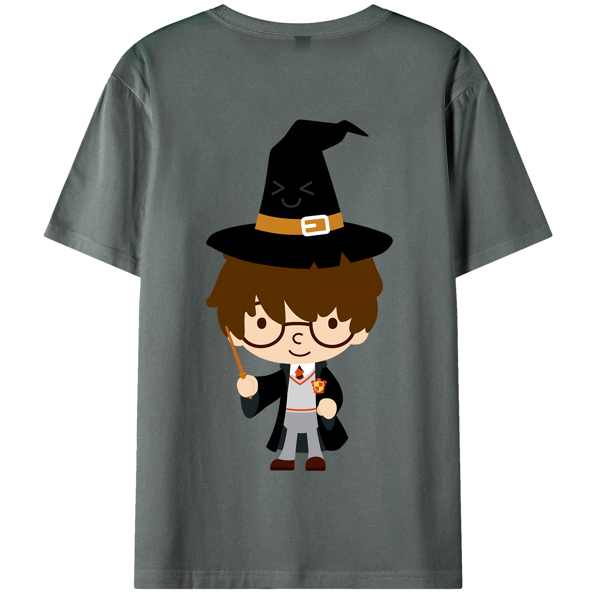 （画像用） Harry Potter ハリー・ポッターシリーズ 綿100％半袖Tシャツ（背面プリント）